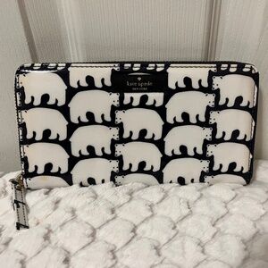 Kate Spade Daycation Polar Bear Large Wallet